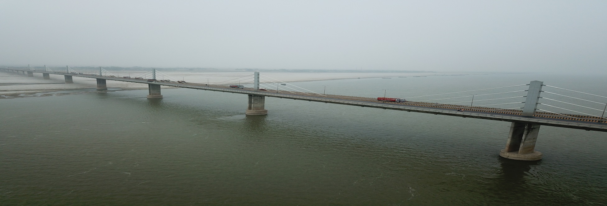 Ganga River flowing through Bihar